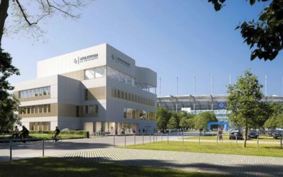 RONGE Gewerbebau realisiert Leuchtturmprojekt: Athleticum am Volkspark Hamburg
